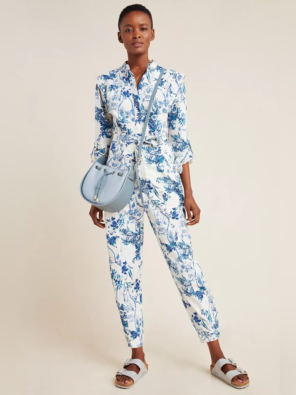 Anthropologie Lucienne Belted Jumpsuit - Picture 2 of 11